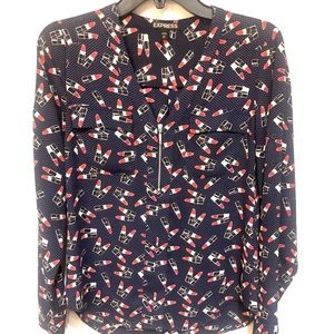 EXPRESS Portofino XS Lipstick Blouse